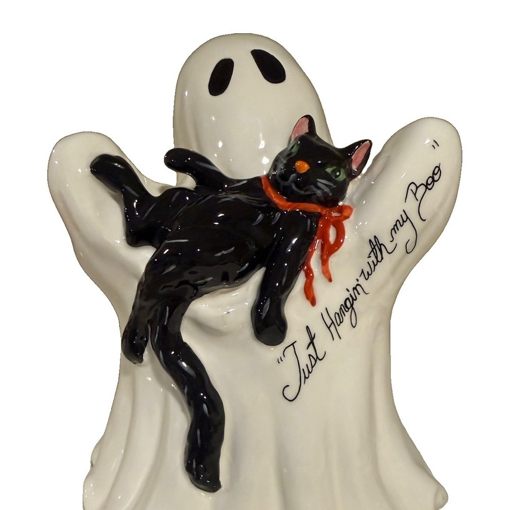 Blue Sky Clayworks GHOST CAT Halloween Figurine NEW 2025 - Picture 2 of 4